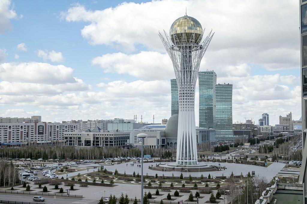 Apartment On Sauran Str Center Astana Exteriér fotografie